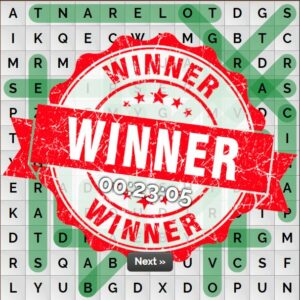 Free online word search game