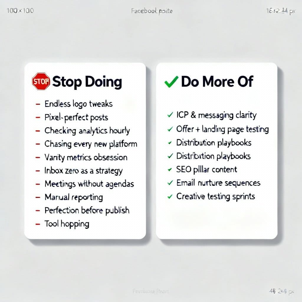 Why Every Marketer Needs An Affiliate’s “Stop Doing” List