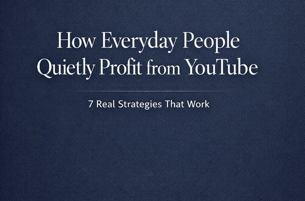 Can You Make Big Money with YouTube? Part 3