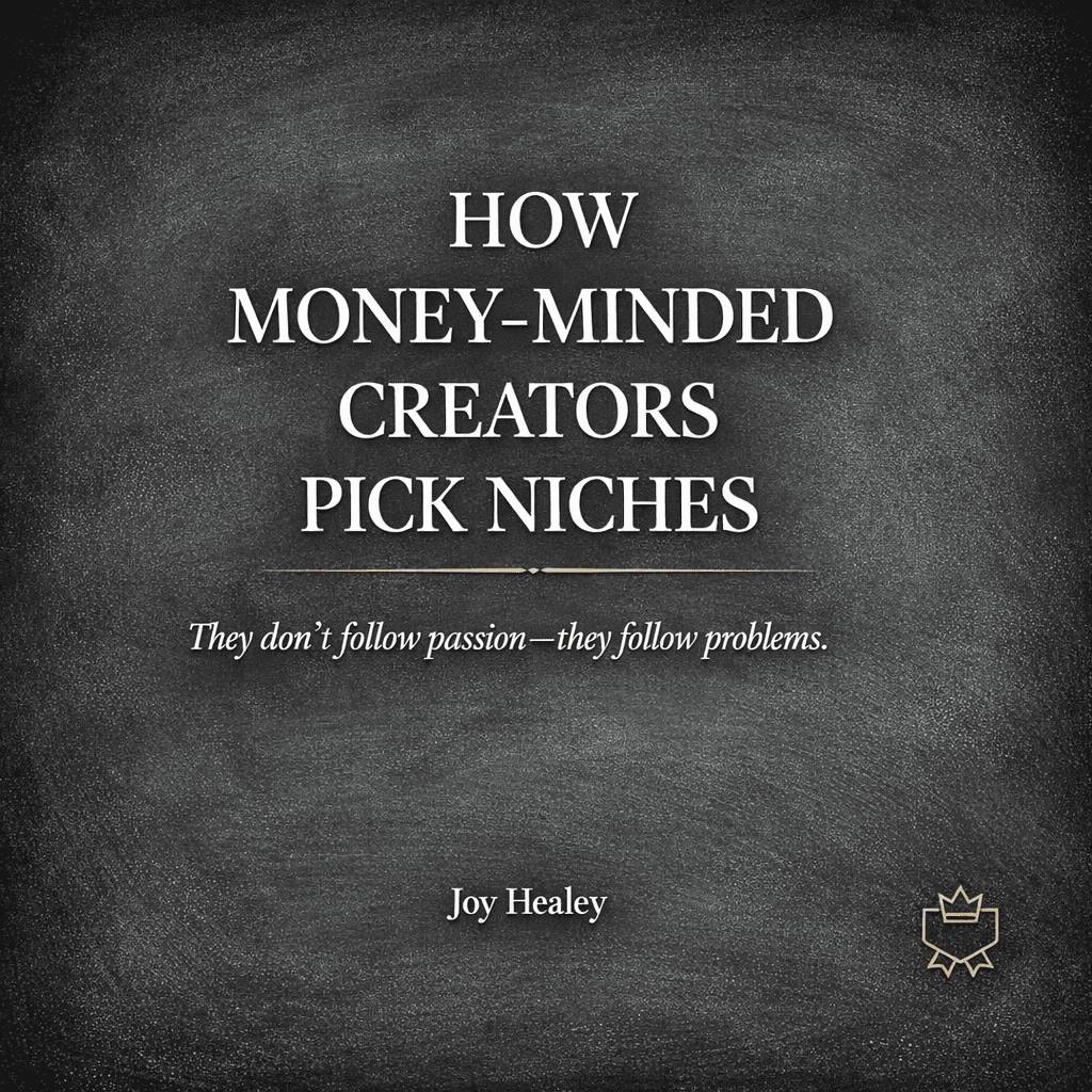 pick niche by following problems