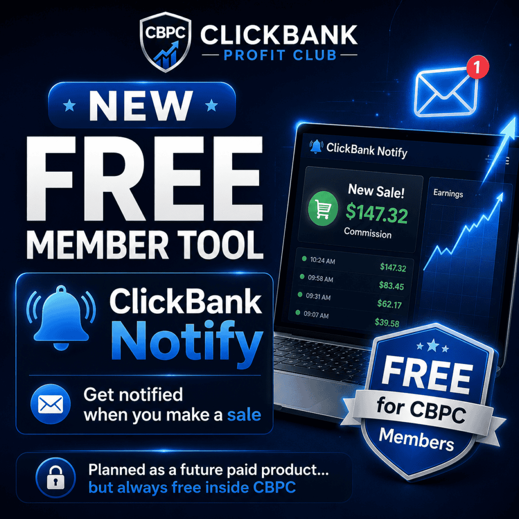 How to get ClickBank Sales Notifications