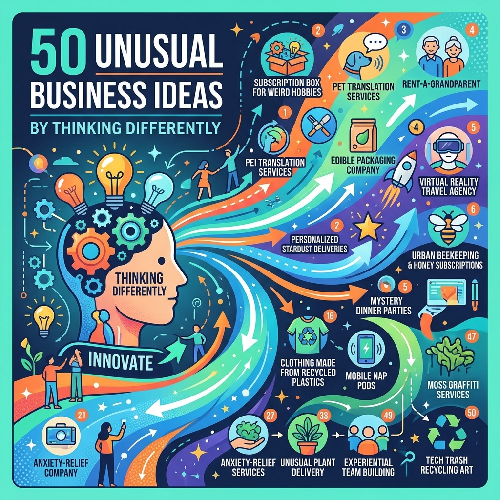 50 Unusual Businesses That Could Spark Your Next Big Idea