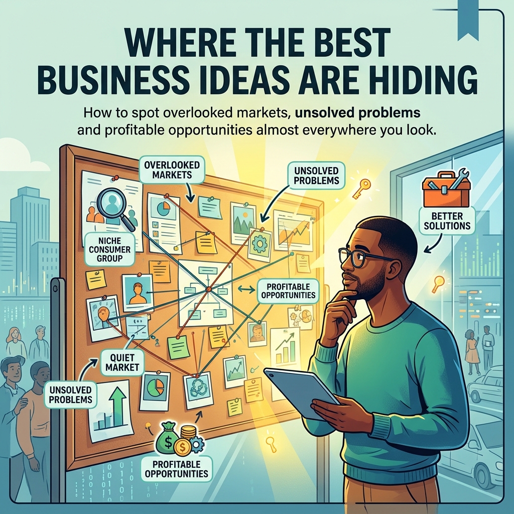 Where the Best Business Ideas Are Hiding 1 Where the Best Business Ideas Are Hiding